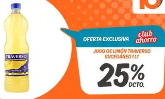 Mayorista 10 Jugo de Limón Traverso Sucedáneo 1L oferta