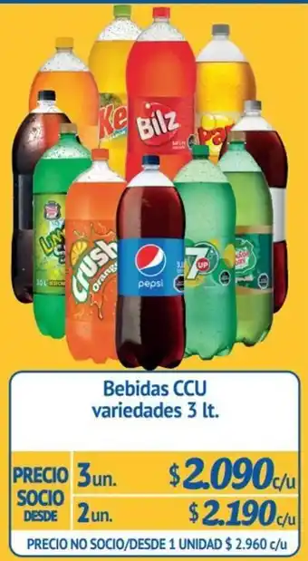 Alvi Bebidas CCU Variedades 2un x 3L oferta