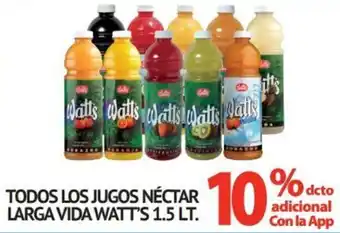 Alvi Todos Los Jugos Néctar LArga Vida WATT'S 1.5lt oferta