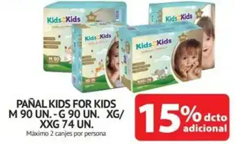 Alvi Pañal KIDS for KIDS M/G 90un - XG/XXG 74un oferta