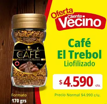 Supermercado El Trébol Café EL TREBOL Liofolizado formato 170g oferta