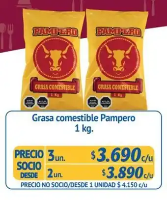 Alvi Grasa Comestible Pampero 2un x 1kg oferta
