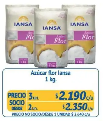 Alvi Azúcar Flor Iansa 2un x 1kg oferta