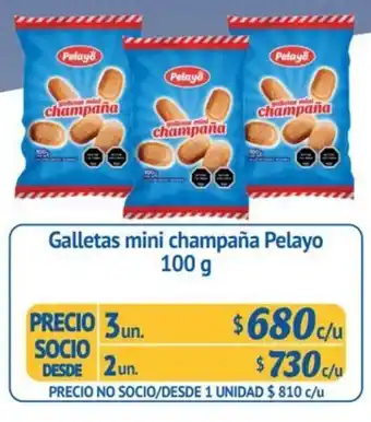Alvi Galletas Mini Champaña Pelayo 2 un x 100g oferta