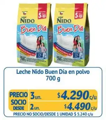 Alvi Leche Nido Buen Día en Polvo 2 un x 700g oferta