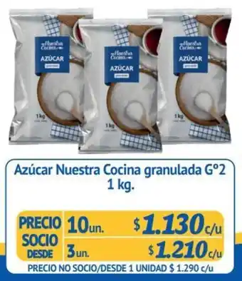 Alvi Azúcar Nuestra Cocina Granulada G°2 3 un x 1kg oferta