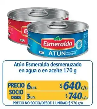 Alvi Atún Esmeralda Desmenuzado en agua o en Aceite 3 un x 170g oferta