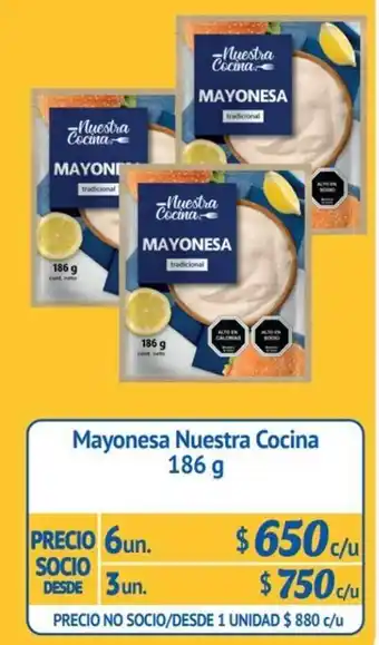 Alvi Mayonesa Nuestra Cocina 3 un x 186g oferta