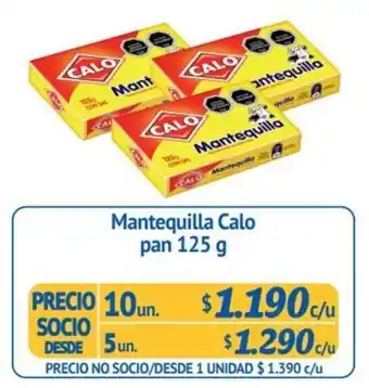 Alvi Mantequilla Calo Pan 5 un x 125g oferta