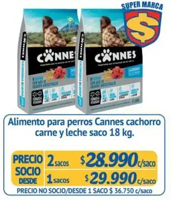 Alvi Alimento para Perros Cannes Cachorro Carne y Leche 1 saco x 18kg oferta