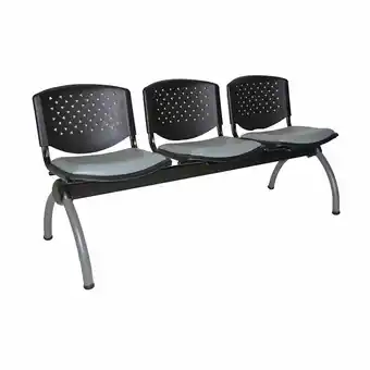 Lider Banqueta ISO Clip Gris 3 Puestos oferta