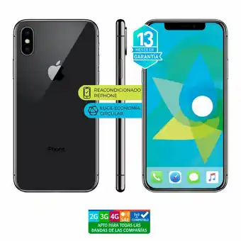 Lider Iphone X 256 GB Gris Reacondicionado / Liberado oferta