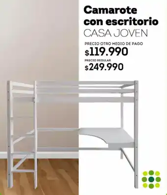Tottus Camarote con Escritorio Casa Joven oferta