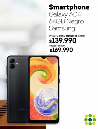 Tottus Smartphone Samsung Galaxy A04 64GB Negro oferta