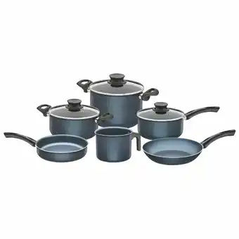 Lider Batería de Cocina Paris 9 Piezas Azul oferta