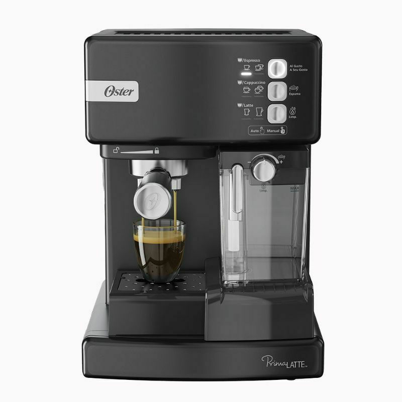 Cafetera Prima Latte Negra oferta en Lider