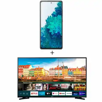 Lider Combo Galaxy S20 FE Cloud Navy + LED 32 Smart TV oferta