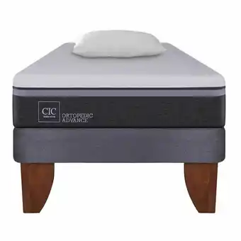 Lider Cama Europea Ortopedic Advance 1.5 Plazas + Almohada oferta