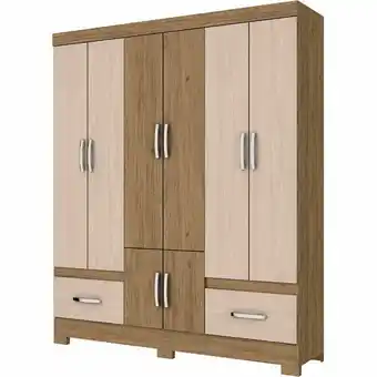 Lider Clóset Valencia Rustico-Fendi 6 Puertas oferta