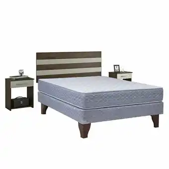 Lider Cama Europea Apolo Black Full + Set de Maderas Azeda oferta