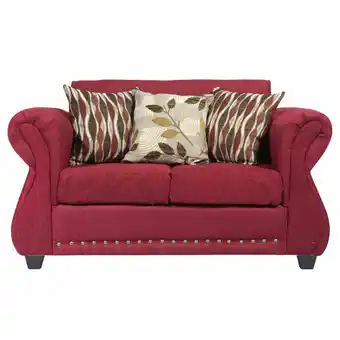 Lider Sofa Fernanda 2C Tela Rojo oferta