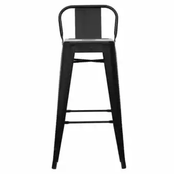 Lider Taburete Alto 76 Tolix Replica c/resp Negro oferta