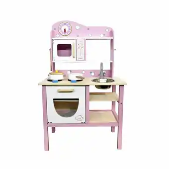 Lider Cocina Madera Rosada y Blanco oferta
