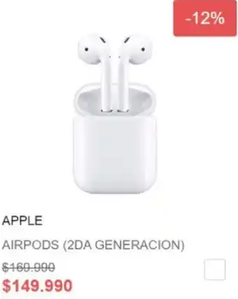 Ripley Apple Airpods oferta