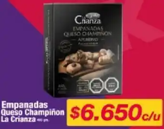 Empanadas Queso Champiñon LA CRIANZA