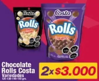 OK Market Chocolate Rolls Costa variedades 2 x oferta