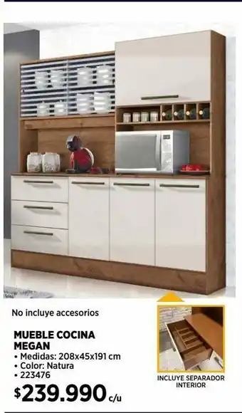 Construmart Muebles de cocina megan oferta