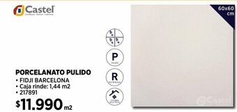 Construmart Porcelanato pulido castel oferta