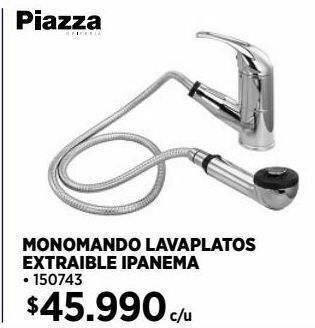 Construmart Monomando lavaplatos piazza oferta