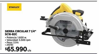 Construmart Sierra circular 7 1/4 1.600 w oferta