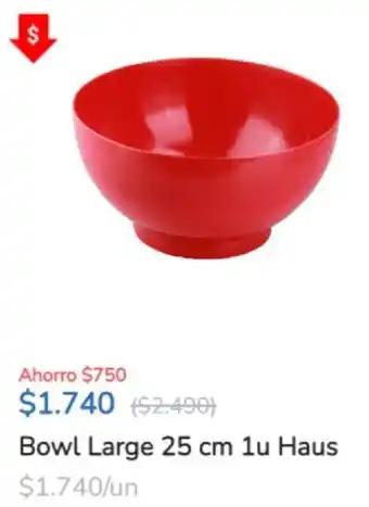 Super Bodega a Cuenta Bowl Large 25cm HAUS oferta