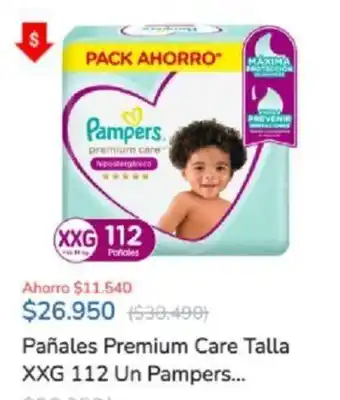 Super Bodega a Cuenta Pañales Premium Care Talla XXG 112 un PAMPERS oferta