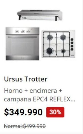 Ursus Trotter Horno + Encimera + Campana
