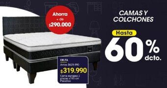 Easy Celta Cama Europea 2 plazas x 190cm oferta
