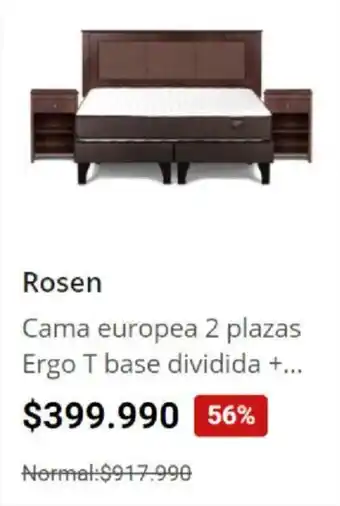 Easy Rosen Cama Europea 2 plazas oferta