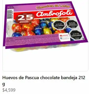 Santa Isabel Huevos de Pascua Chocolate Bandeja 212g oferta