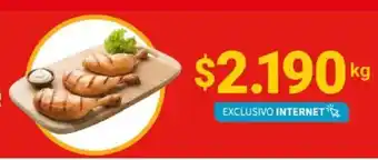 Santa Isabel Truto entero de pollo granel o envasado local oferta