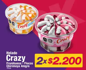 OK Market Crazy Helado 170ml oferta