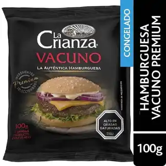 Hamb la crianza vacuno premium 100 gr