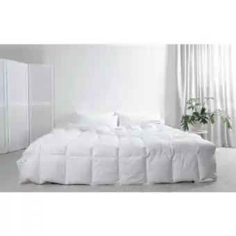 Plumón premium 100 % plumas plancas pecho queen