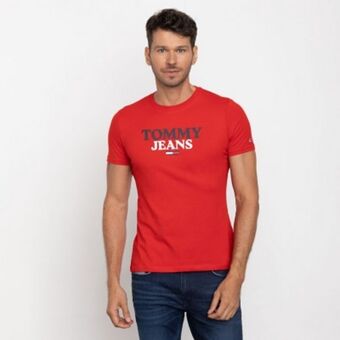 Falabella Tommy jeans polera manga corta 100% algodón slim fit hombre oferta