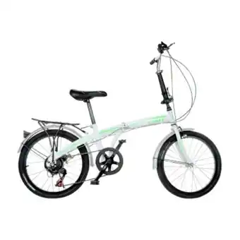 Falabella Bicicleta plegable lumax 7 cambios parrilla trasera blanca oferta