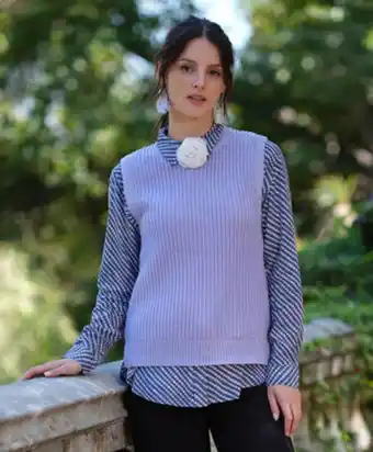 Tricot Sweater mujer sin mangas oferta