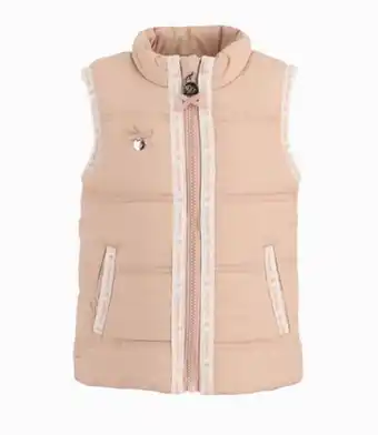 Limonada Parka bebé niña sin mangas beige oferta