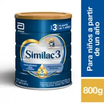 Fórmula infantil similac 3 5hmo 800g