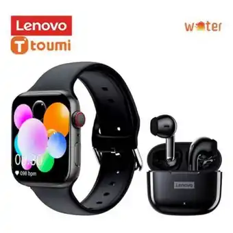 Lenovo lp40 pro de auriculares tws-blanco y toumi watch